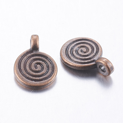 Tibetan Style Alloy Charms X-RLF0339Y-NF-1