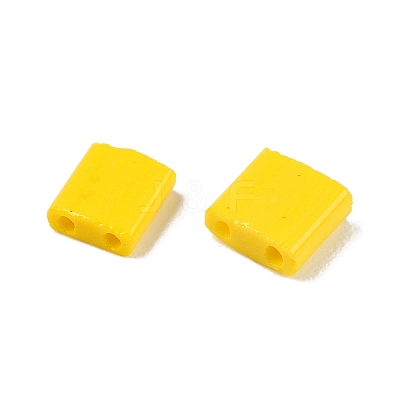 2-Hole Baking Paint Glass Seed Beads SEED-S023-17C-06-1