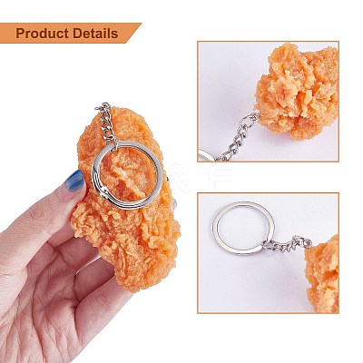 PVC Simulated Food Keychain JX555A-1