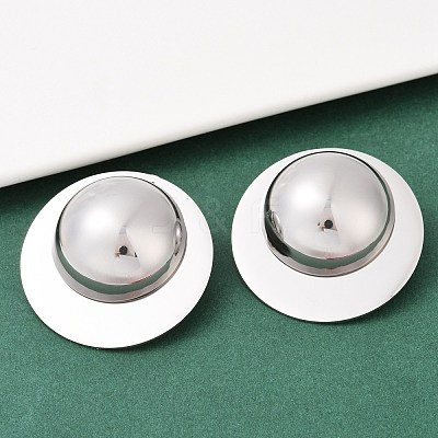 304 Stainless Steel Stud Earrings EJEW-S265-05P-1