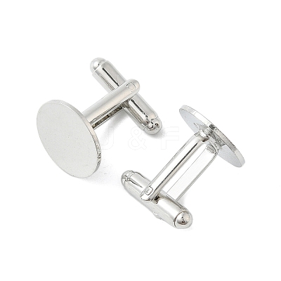 Rack Plating Brass Cuff Button KK-L151-10P-1