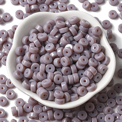 Opaque Colours Glass Seed Beads SEED-E001-P3x6mm-09-1