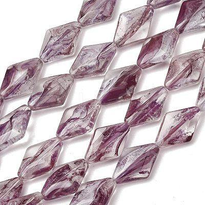 Transparent Handmade Lampwork Beads LA-CBAF0C8-02G-1