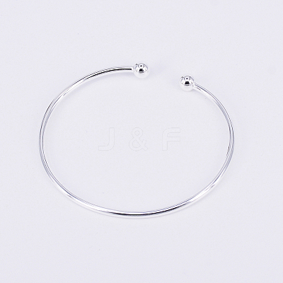 Brass Torque Bangles KK-WH0034-22P-1-1