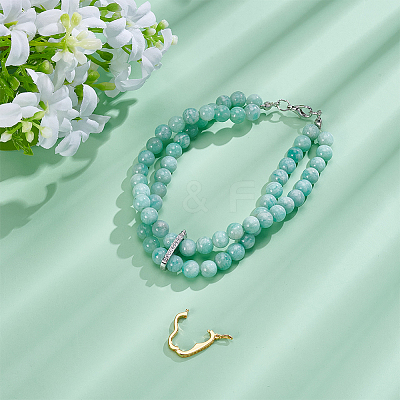2Pcs 2 Colors 925 Sterling Silver Peanut Twister Clasps FIND-PH0025-43-1