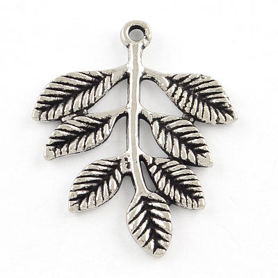 Tibetan Style Alloy Pendants TIBEP-R304-027AS-LF-1