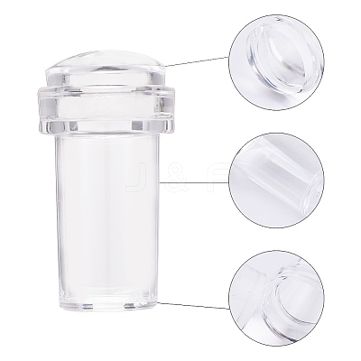 Silicone Nail Art Seal Stamp and Scraper Set X-MRMJ-Q061-001-1