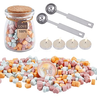 Sealing Wax Particles Kits for Retro Seal Stamp DIY-CP0003-60O-1