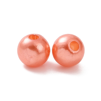 Imitation Pearl Acrylic Beads PL609-04-1