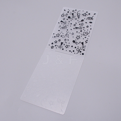 Plastic Fondant Stencil DIY-WH0221-01A-1