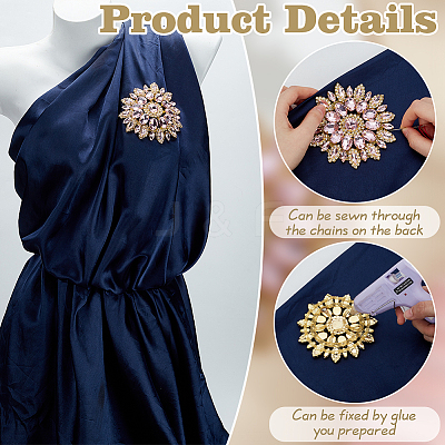 1Pc Rhinestone Cabochons RB-FG0001-04A-1