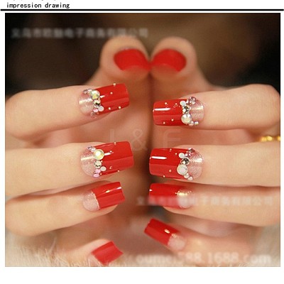 French Style False Nail Tips MRMJ-L004-39C-1