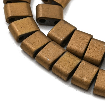 Electroplated Non-magnetic Synthetic Hematite Beads Strands G-C106-B01-13B-1