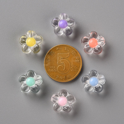 Transparent Acrylic Beads TACR-S152-06A-1