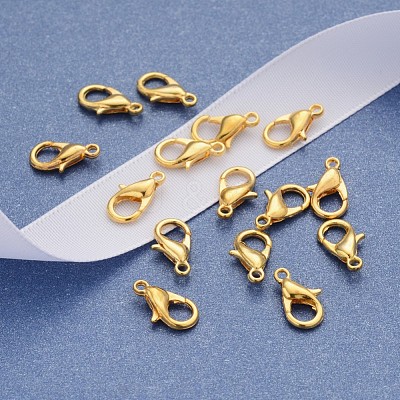 Zinc Alloy Lobster Claw Clasps E102-G-1