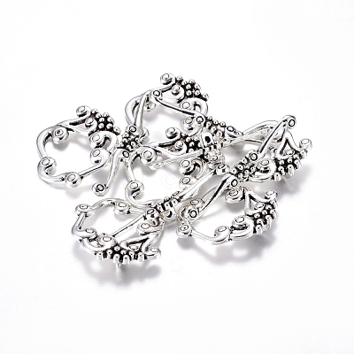 Alloy Toggle Clasps LS-PALLOY-2152-AS-RS-1