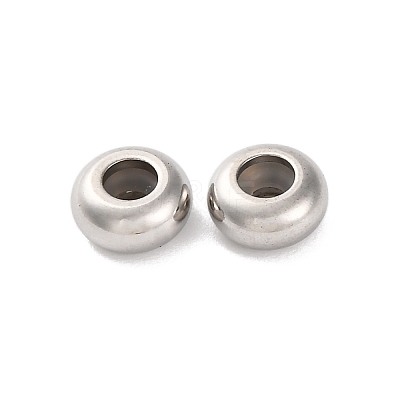 202 Stainless Steel Beads STAS-P238-10P-E-1