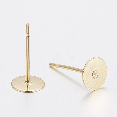 304 Stainless Steel Stud Earring Findings STAS-G179-55G-4mm-1