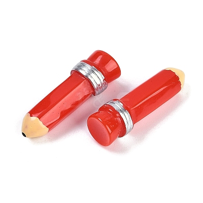 Pencil Resin Cabochons RESI-Q014-06C-1