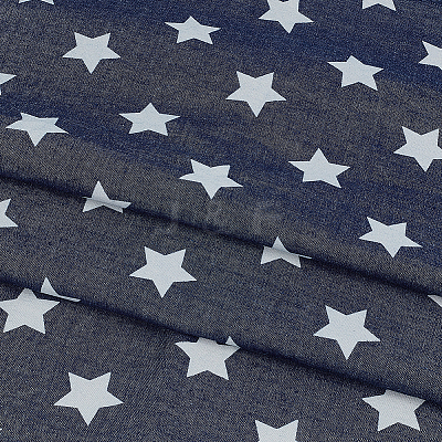 Cotton Denim Fabric DIY-WH0504-775A-01-1