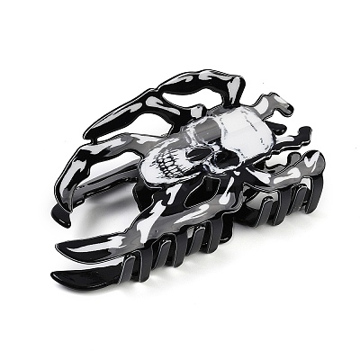 Halloween Theme Acrylic Claw Hair Clips PHAR-P011-A02-1