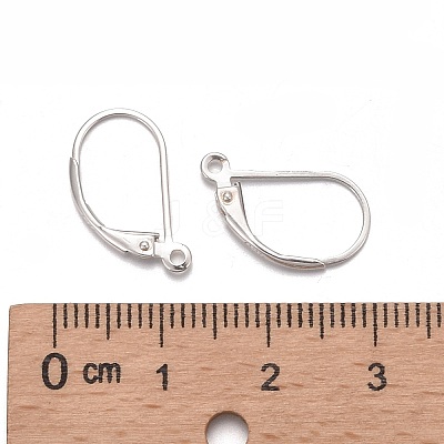 925 Sterling Silver Leverback Earring Findings X-STER-G027-22S-1