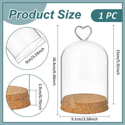 Glass Dome Cover AJEW-WH0604-68V-1