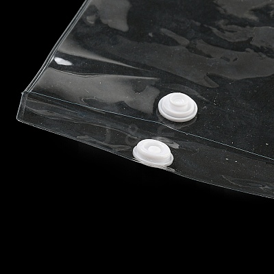 Transparent Plastic Button Bags OPP-Q007-01A-1