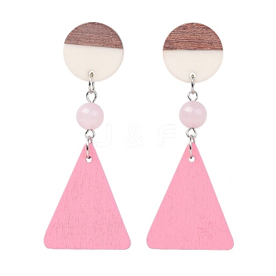 Stud Earrings EJEW-JE03007-06-1