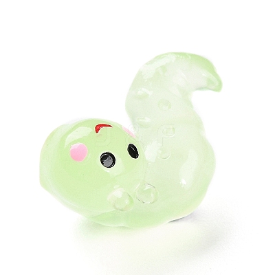 Luminous Resin Worm Ornament LS-DJEW-R011-01B-02-1