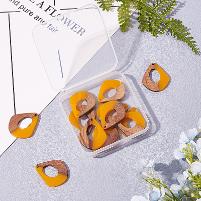 Resin & Wood Pendants RESI-SC0001-17H-1
