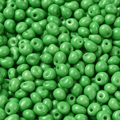 6/0 Opaque Baking Paint Glass Seed Beads SEED-M012-02A-06-1