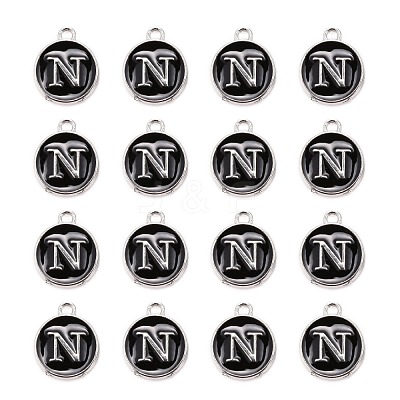 Platinum Plated Alloy Charms ENAM-S118-02N-P-1
