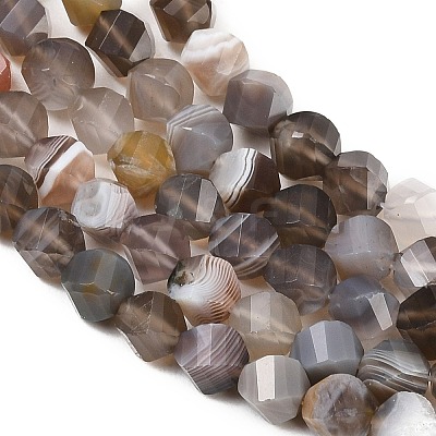 Natural Botswana Agate Beads Strands G-P611-C08-01-1