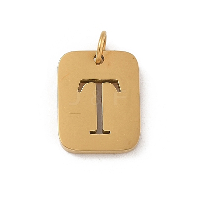 304 Stainless Steel Charms STAS-R001-01G-T-1