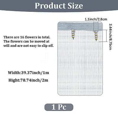 Polyester Door String Curtain AJEW-WH20128-054B-1