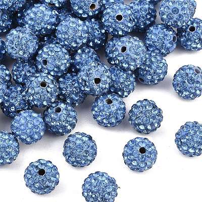 Pave Disco Ball Beads RB-XCP0001-09-1