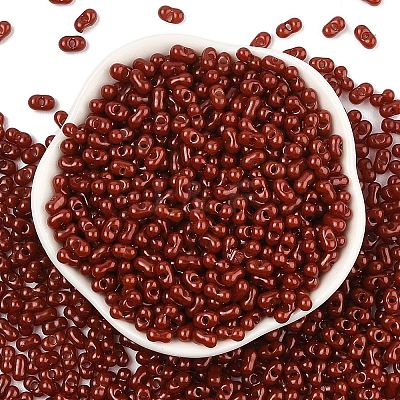Baking Paint Glass Seed Beads SEED-L011-09A-24-1