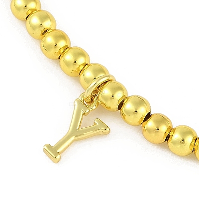 Brass Pendants Bracelets BJEW-B105-01G-Y-1