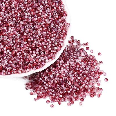 Baking Paint Glass Seed Beads SEED-Q041-03A-08-1