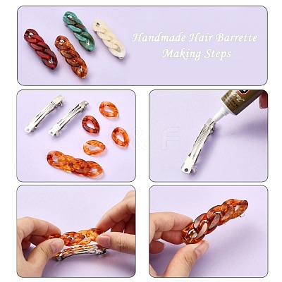 Iron Hair Barrette Findings X-PJH1018Y-1