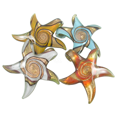 Handmade Lampwork Pendants X-DP351J-1