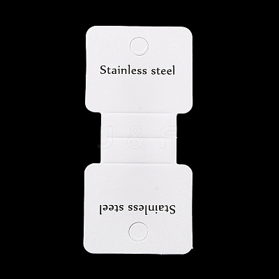 Folding Paper Display Card with Word Stainless Steel CDIS-L009-02-1