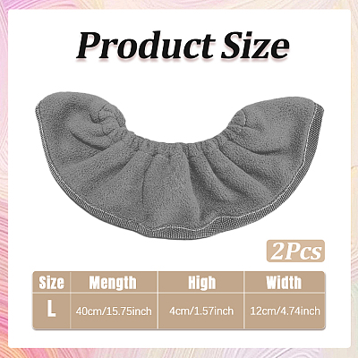 Velvet Ice Skate Guards AJEW-WH20022-85C-04-1