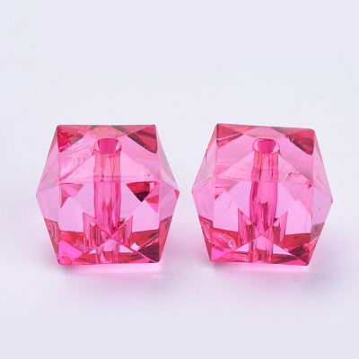 Transparent Acrylic Beads TACR-Q259-10mm-V08-1