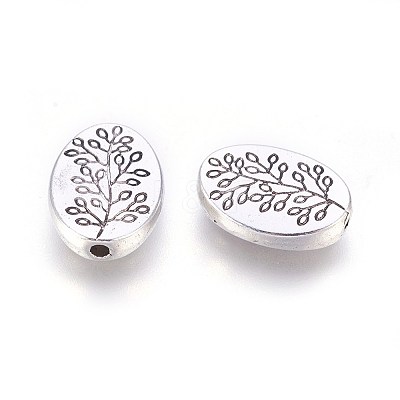 Tibetan Style Alloy Beads X-LFH10181Y-1
