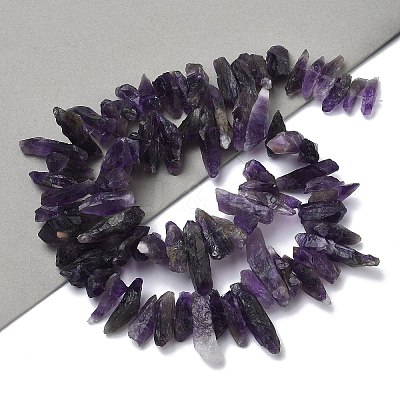 Natural Amethyst Beads Strands G-B169-A01-1