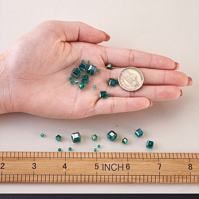 Electroplate Glass Beads Strands EGLA-TA0001-03B-1