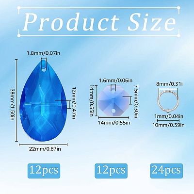 DIY Cone Suncatcher Making Kits DIY-SP0001-36A-1