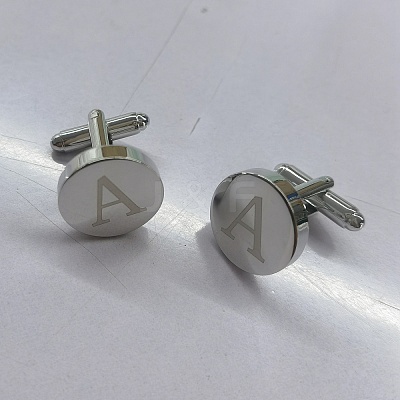 Brass Cufflinks for Men's Shirt DIY-WH0449-25-1
